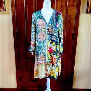 Johnny Was Elegant Multicolor Kimono
